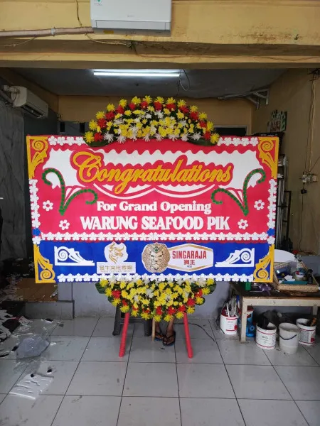 Papan Bunga Ucapan Selamat Rs Sentra Medika Cibinong