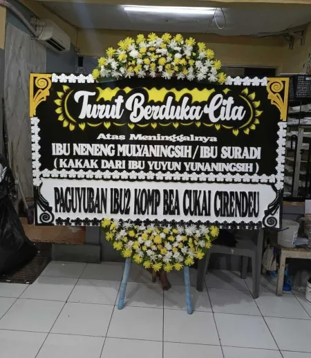 Papan Bunga Duka Rs Sentra Medika Cibinong